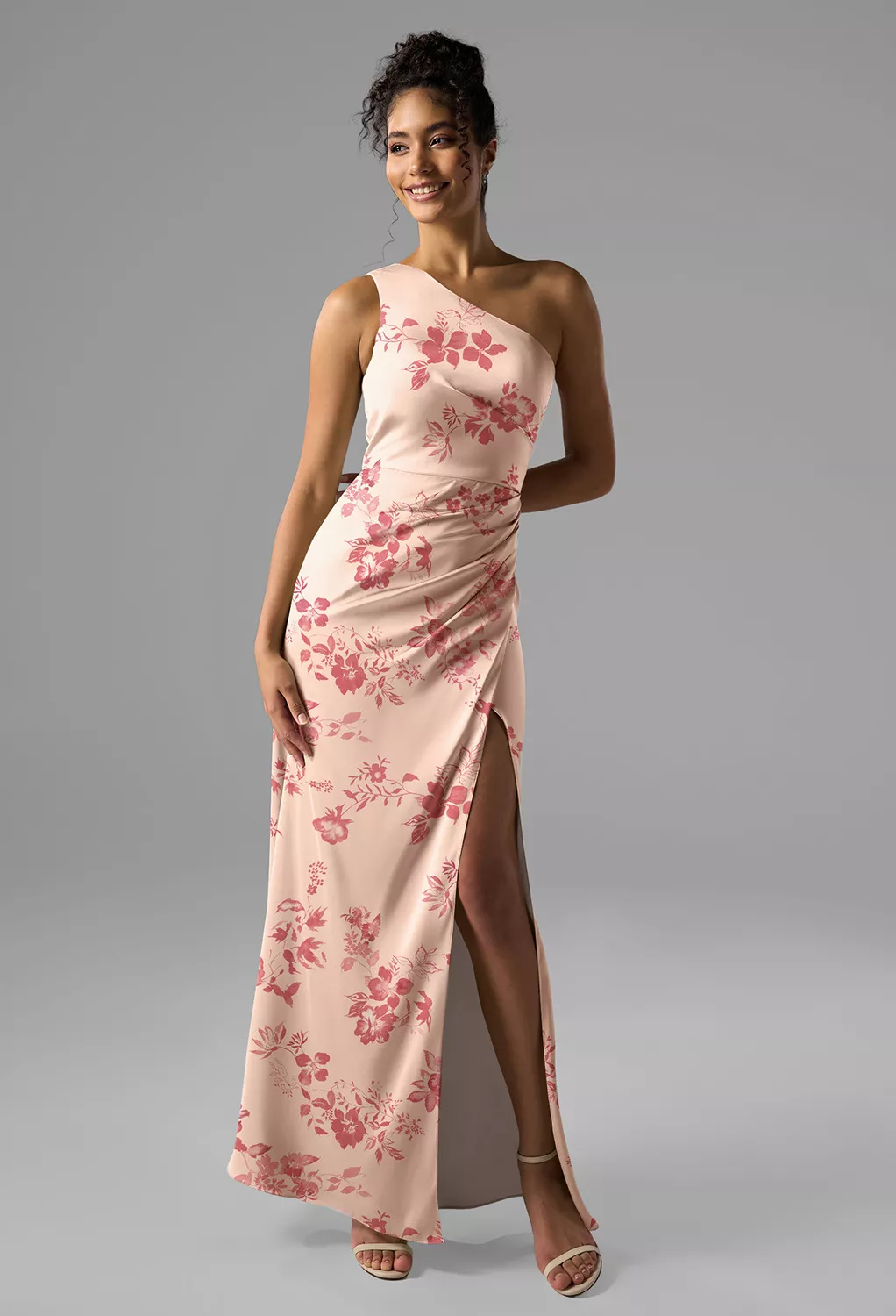 AW Benedict Pink Cherry Blossom  Black Tie Wedding Guest Dresses